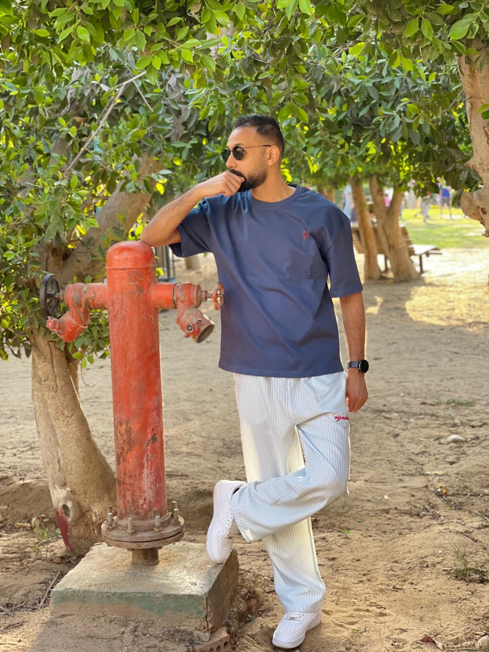 The Lamb Navy Blue Tee