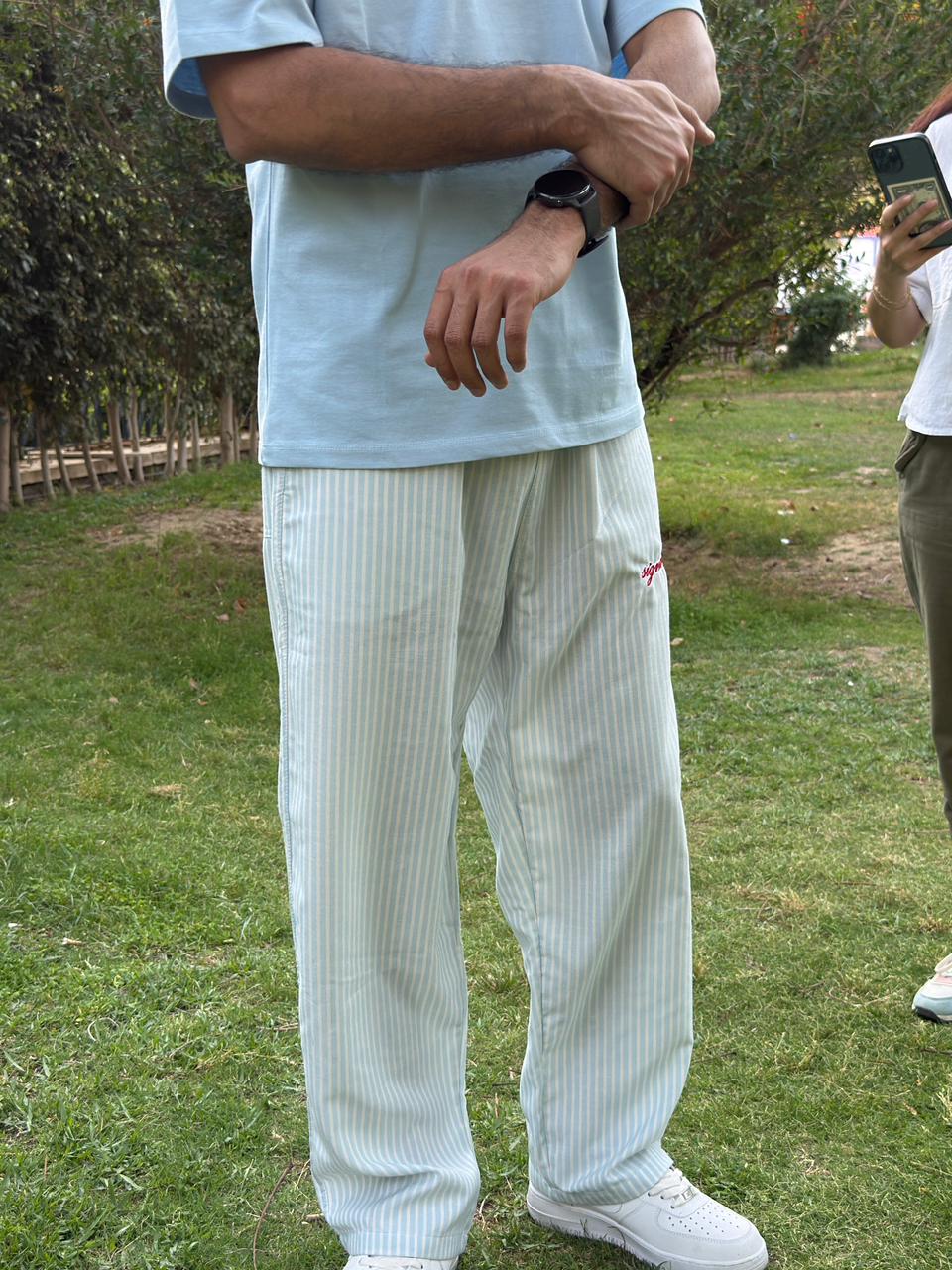 Not Pajama Striped Sky Pants